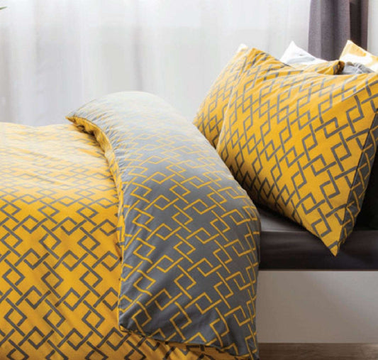 Atlanta Double Duvet Set Saffron