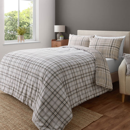 Kelso Reversible Duvet Set Natural