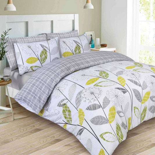 PuffBall Duvet Set Grey