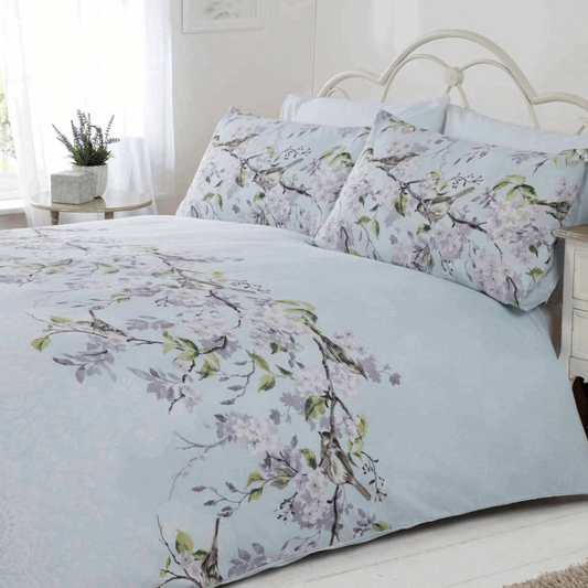 eloise duck egg duvet set