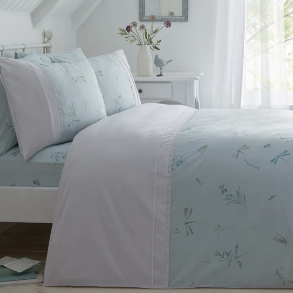 Fifi Duck Egg Duvet Set – Tuck Me Under