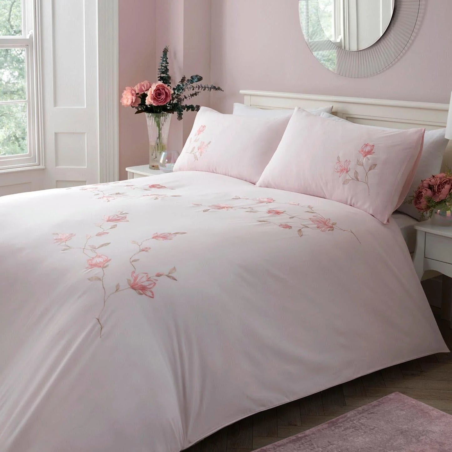 Margot Double Duvet Set Blush