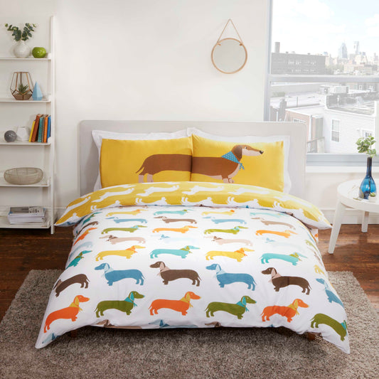 Sausage dog Double Duvet set