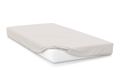 ivory  right hand bed shape egyptian cotton fitted Top Sheet