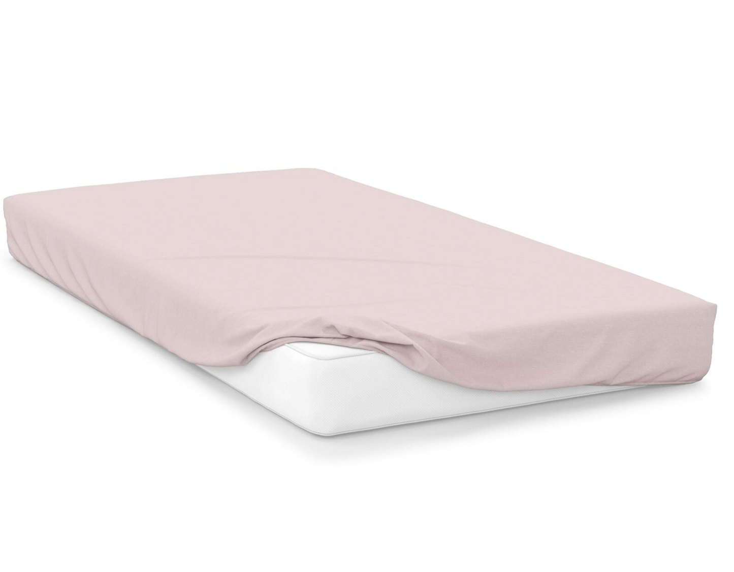 powder pink right hand bed shape egyptian cotton fitted Top Sheet